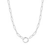Thumbnail Image 1 of Ania Haie Sterling Silver Link Charm Chain Connector Necklace