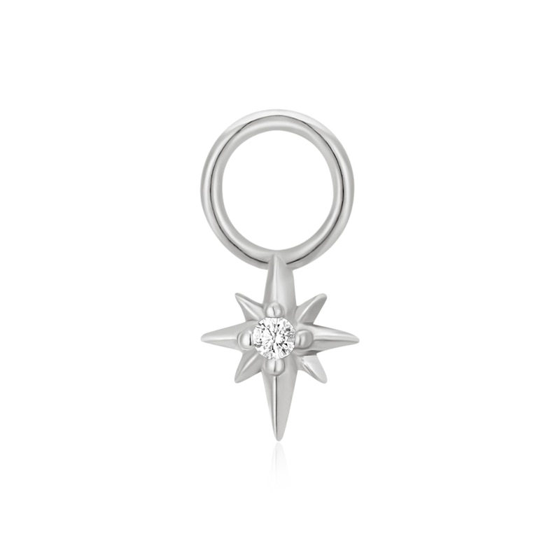 Main Image 1 of Ania Haie Sterling Silver Cubic Zirconia Star Earring Charm