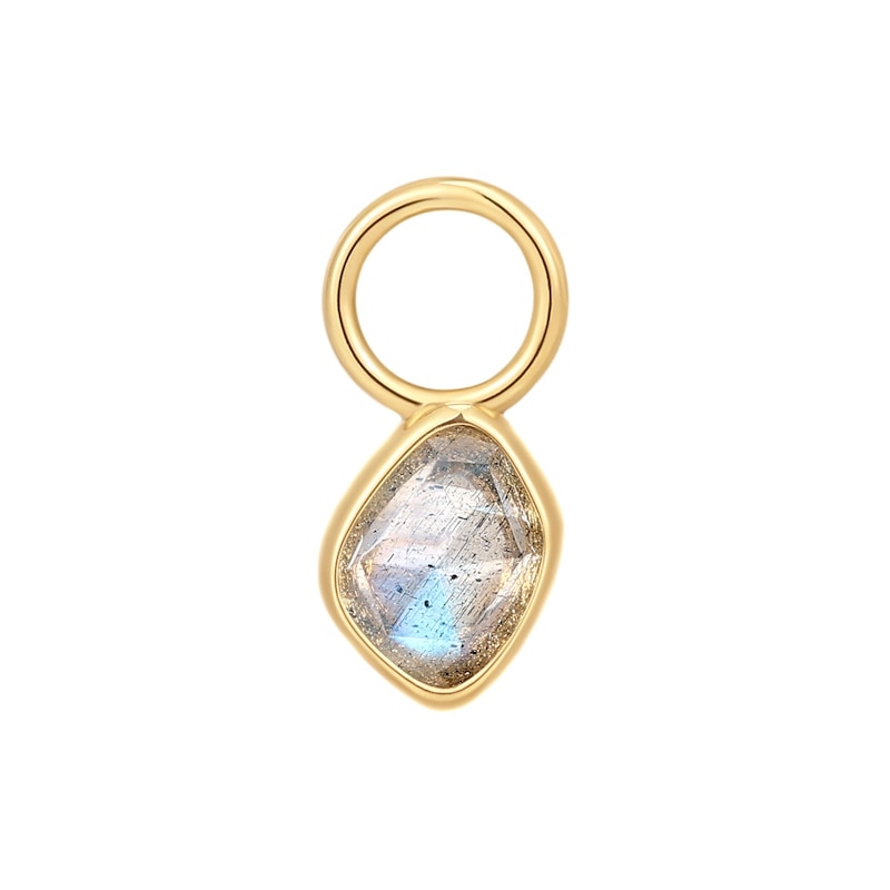 Ania Haie Sterling Silver Gold Plated Labradorite Earring Charm
