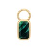 Thumbnail Image 1 of Anie Haie Sterling Silver Gold Plated Malachite Earring Charm