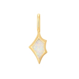 Ania Haie Sterling Silver Gold Plated Kyoto Opal Charm