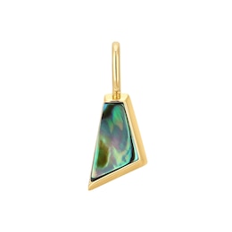 Ania Haie Sterling Silver Gold Plated Abalone Charm