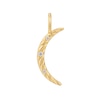 Thumbnail Image 1 of Ania Haie Sterling Silver Gold Plated Cubic Zirconia Moon Charm