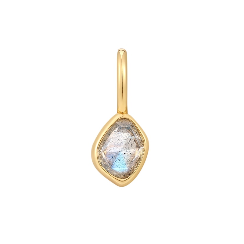 Ania Haie Sterling Silver Gold Plated Labradorite Charm