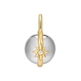 Ania Haie Sterling Silver Gold Plated Two Tone Celestial Sphere Charm