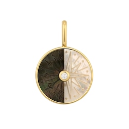 Ania Haie Sterling Silver Gold Plated Two-Tone Celestial Charm