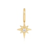 Thumbnail Image 1 of Ania Haie Sterling Silver Gold Plated Cubic Zirconia Charm