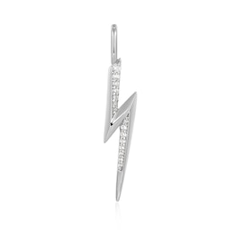 Ania Haie Sterling Silver Cubic Zirconia Lightening Charm