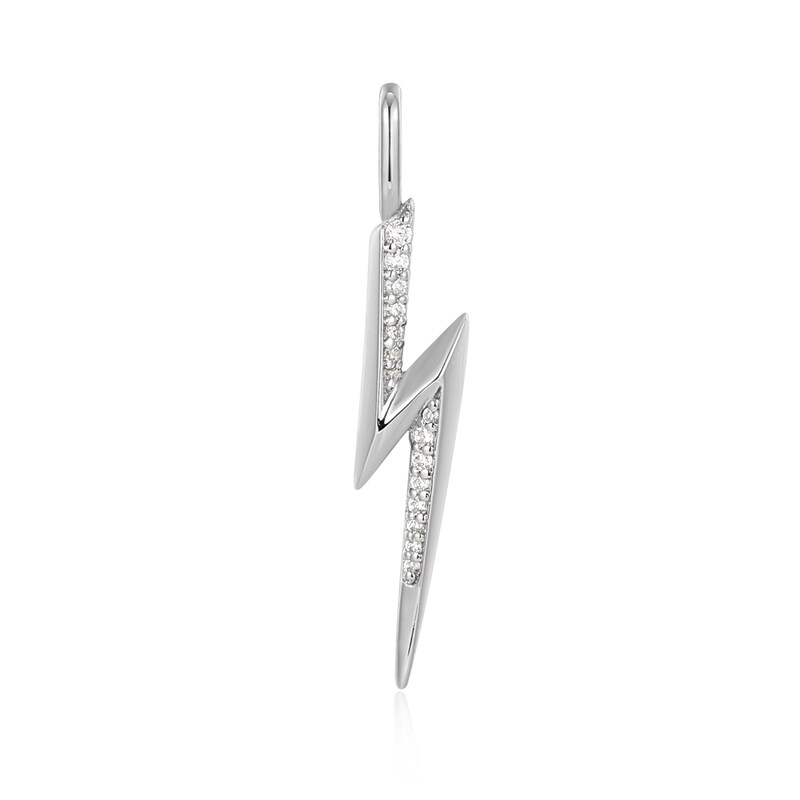Main Image 1 of Ania Haie Sterling Silver Cubic Zirconia Lightening Charm