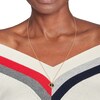 Thumbnail Image 3 of Tommy Hilfiger Ladies' Black Stud Gold Tone Pendant Necklace