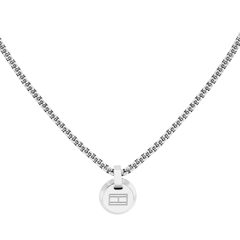 Main Image 2 of Tommy Hilfiger Ladies' TH Pendant Stainless Steel Necklace
