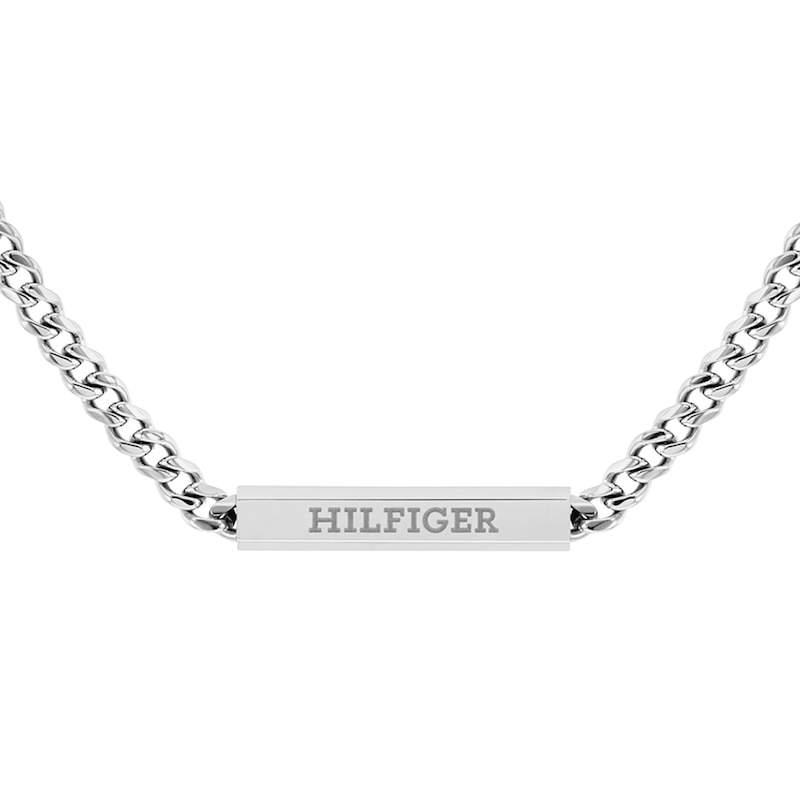 Main Image 2 of Tommy Hilfiger Ladies' Curb Chain Stainless Steel Necklace
