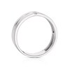 Thumbnail Image 3 of 9ct White Gold 0.06ct Diamond Radiant Cut Wedding Band
