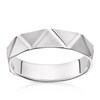 Thumbnail Image 1 of 9ct White Gold Patterned Wedding Band