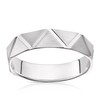 Thumbnail Image 0 of 9ct White Gold Patterned Wedding Band