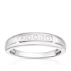Thumbnail Image 1 of 9ct White Gold 0.10ct Diamond Wedding Band