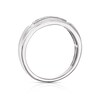 Thumbnail Image 2 of 9ct White Gold 0.10ct Diamond Wedding Band