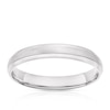 Thumbnail Image 1 of 9ct White Gold Satin Polished 3mm Band