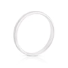 Thumbnail Image 3 of 9ct White Gold Satin Polished 3mm Band