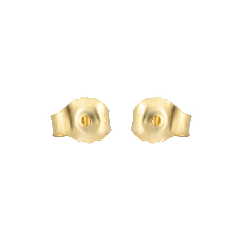 Main Image 3 of 9ct Yellow Gold Cubic Zirconia Heart Earrings