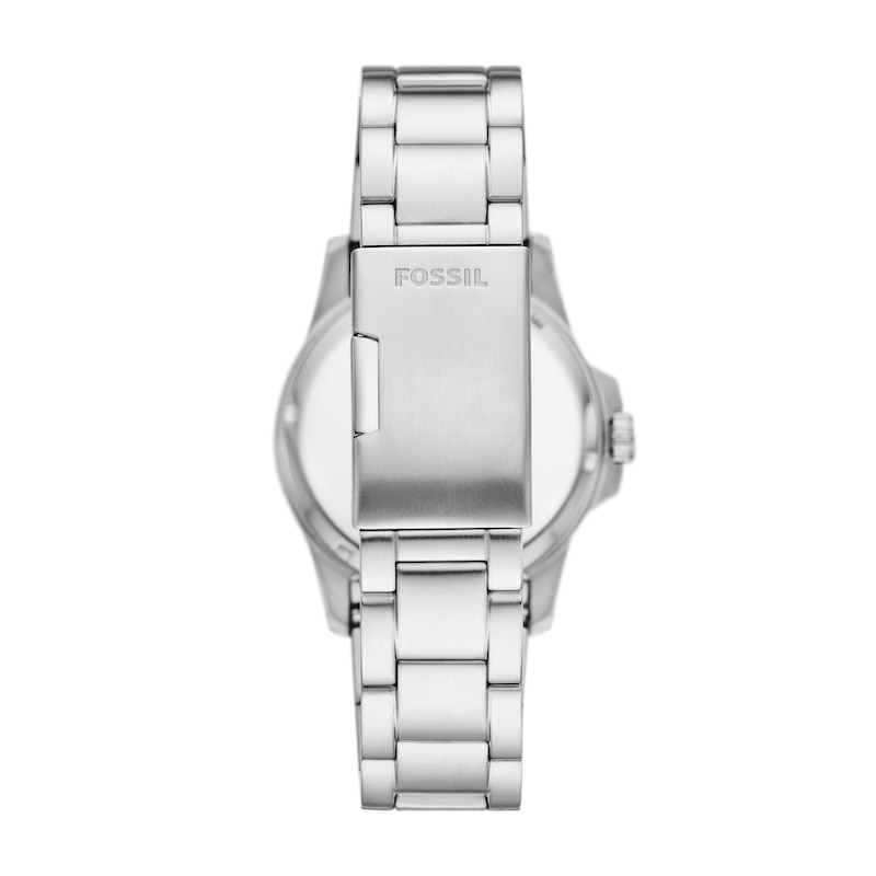 Main Image 3 of Fossil Men's Black Dial & Stainless Steel Bracelet Watch