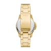 Thumbnail Image 3 of Fossil Men's Green Dial & Gold-Tone Bracelet Watch