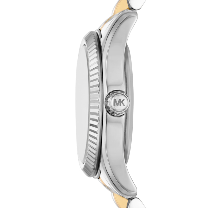 Main Image 2 of Michael Kors Lexington Ladies' White Dial Two Tone Stainless Steel Bracelet Watch
