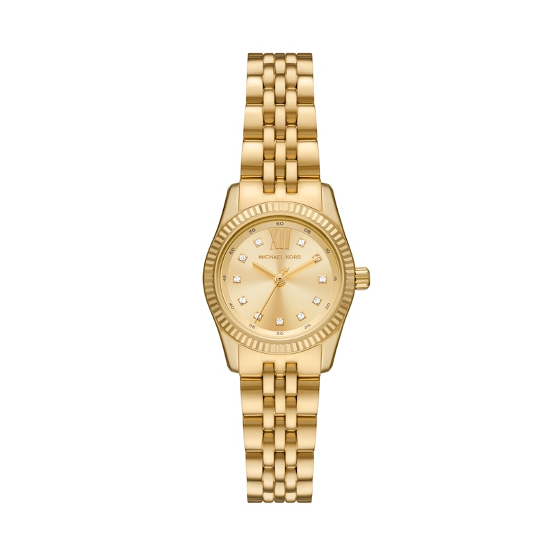 Michael Kors Lexington Ladies' Gold Tone Stainless Steel Bracelet Watch