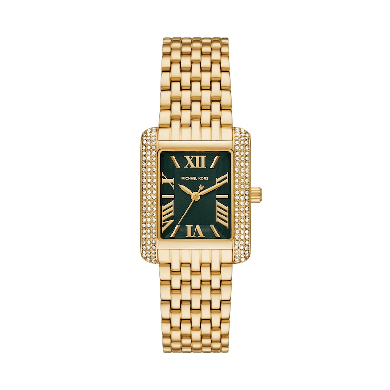 Michael Kors Emery Ladies' Gold Tone Stainless Steel Bracelet Watch | H ...