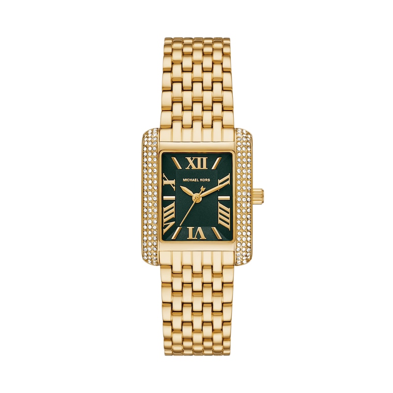 Michael Kors Emery Ladies' Gold Tone Stainless Steel Bracelet Watch