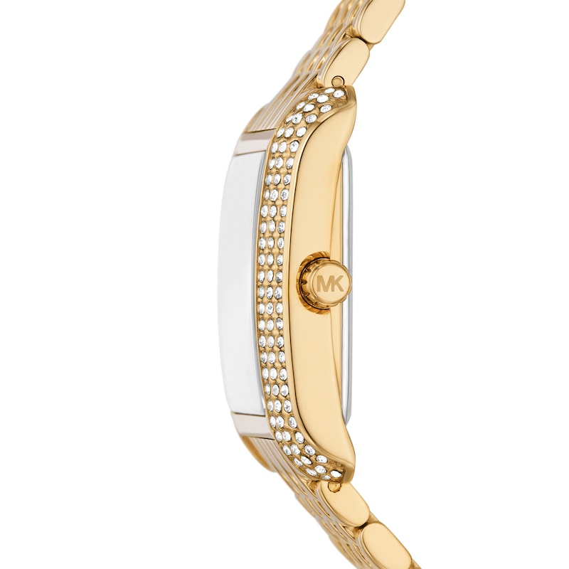 Michael Kors Emery Ladies' Gold Tone Stainless Steel Bracelet Watch