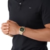 Thumbnail Image 3 of Michael Kors Slim Runway Men's Green Dial Two Tone Stainless Steel Bracelet Watch