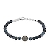 Thumbnail Image 1 of Diesel Men's Black Agate Beaded Bracelet