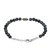 Thumbnail Image 2 of Diesel Men's Black Agate Beaded Bracelet