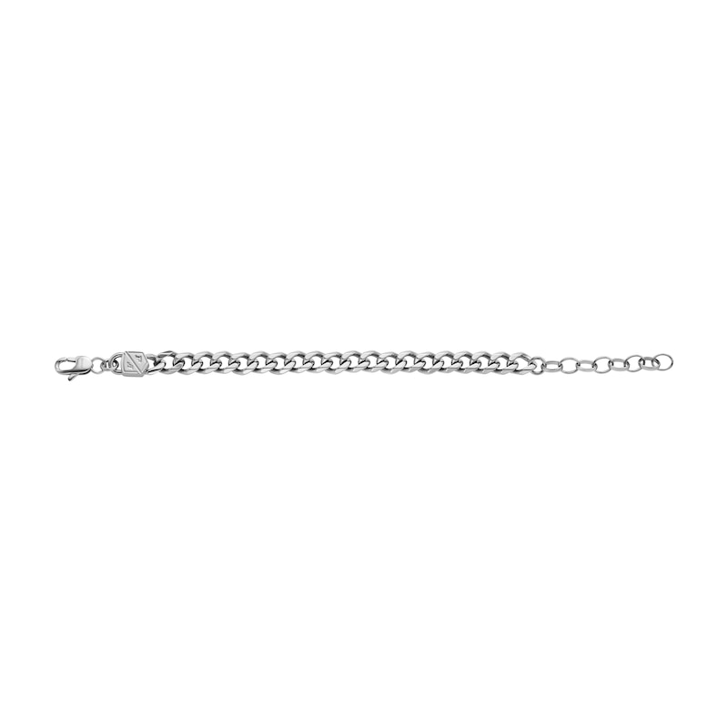 Fossil Men's Bold Stainless Steel Curb Chain Bracelet