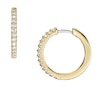 Thumbnail Image 0 of Fossil Ladies' Gold Tone Glitz Crystal Hoop Earrings