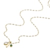 Thumbnail Image 3 of Fossil Sadie Ladies' Sparkle Gold-Tone Trio Chain Necklace