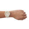 Thumbnail Image 4 of Armani Exchange Ladies' Beige Silicone Strap Watch