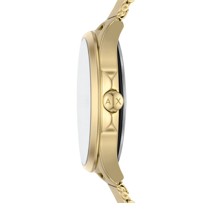 Armani Exchange Ladies' Gold Tone Stainless Steel Bracelet Watch H.Samuel