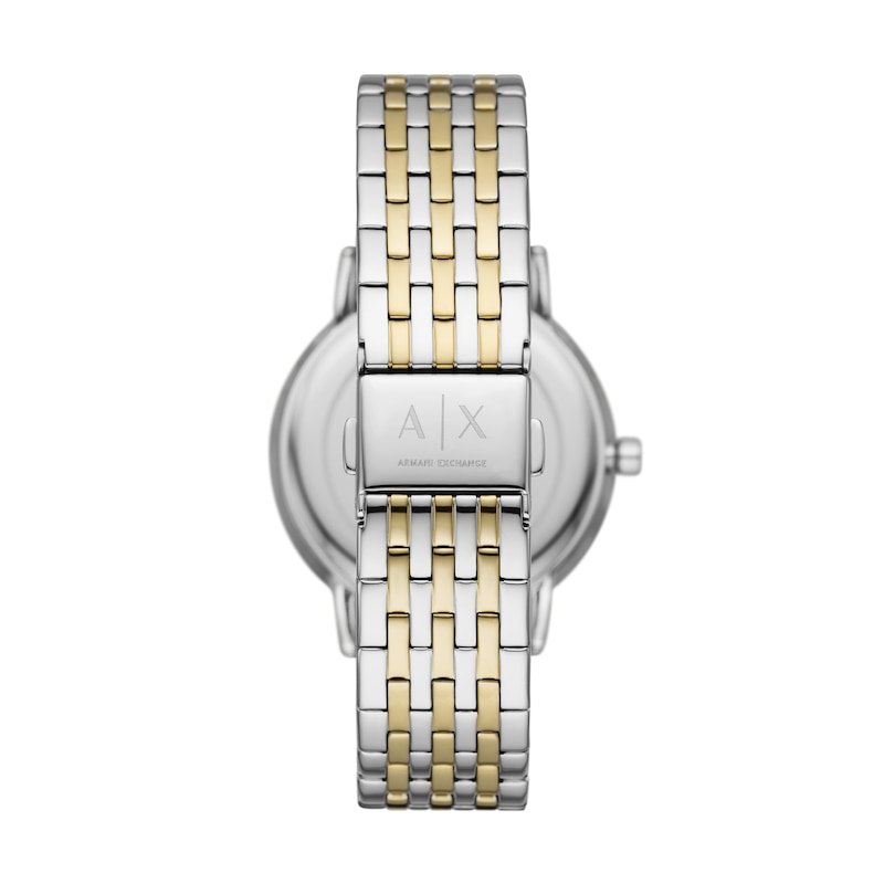 Armani Exchange Ladies' Beige Dial Stainless Steel Bracelet Watch