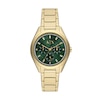 Thumbnail Image 0 of Armani Exchange Ladies' Green Dial Gold Tone Stainless Steel Bracelet Watch