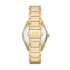 Thumbnail Image 3 of Armani Exchange Ladies' Green Dial Gold Tone Stainless Steel Bracelet Watch