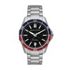 Thumbnail Image 1 of Armani Exchange Men's Black Wave Textured Dial Stainless Steel Bracelet Watch