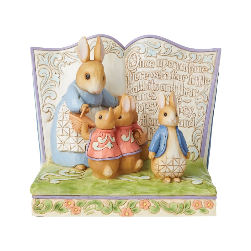 Main Image 1 of Peter Rabbit Beatrix Potter 'Once Upon A Time... Storybook' Figuirine