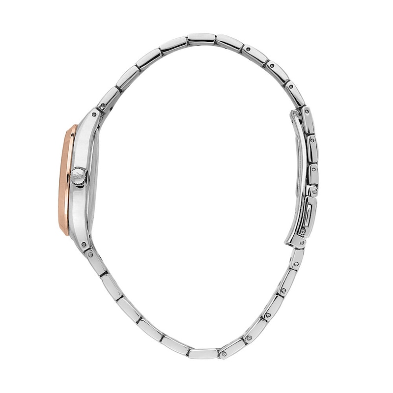 Main Image 2 of Maserati Attrazione Ladies' Silver Crystal Dot Dial Two Tone Bracelet Watch