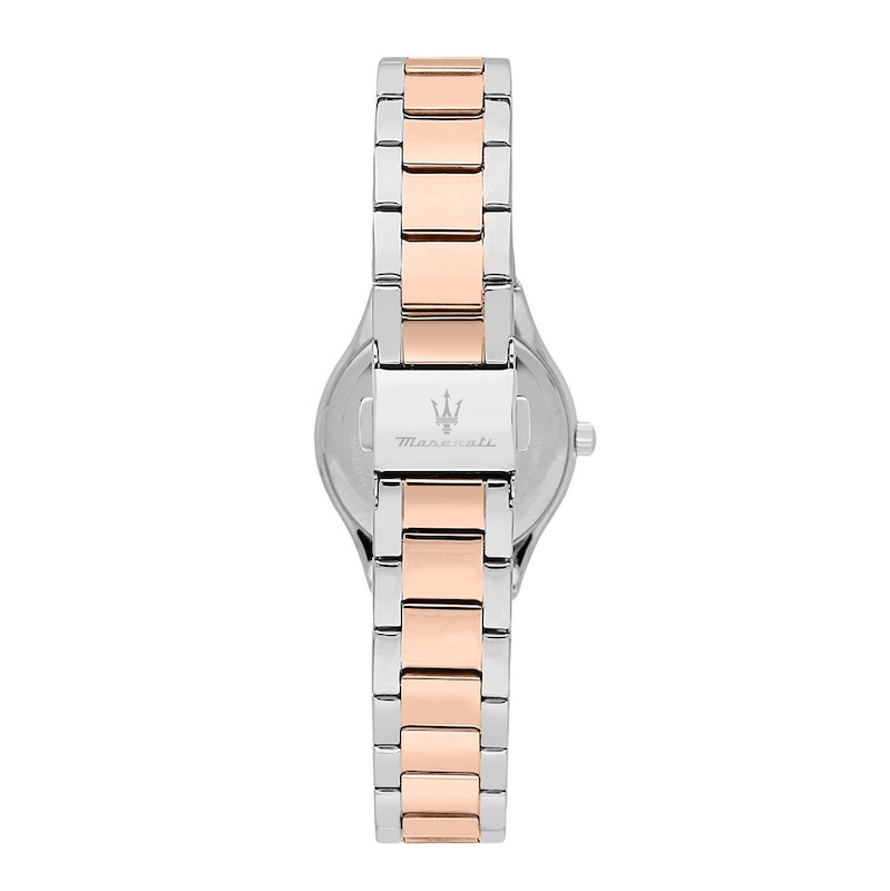 Main Image 3 of Maserati Attrazione Ladies' Silver Crystal Dot Dial Two Tone Bracelet Watch