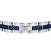 Thumbnail Image 4 of Maserati Successo Men's Blue Dial Stainless Steel Bracelet Watch & Blue Detail Chain Bracelet Set