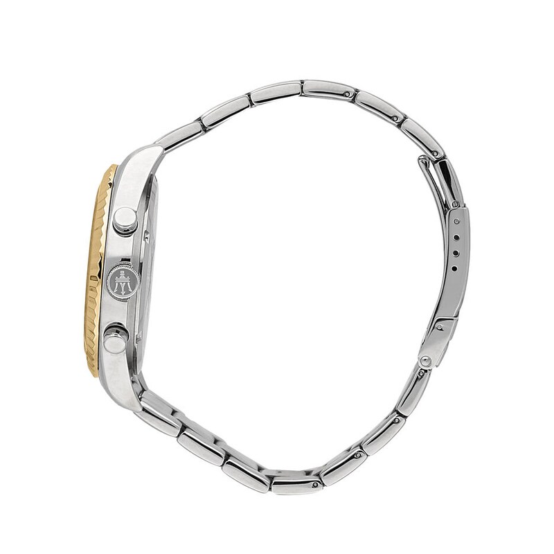 Main Image 2 of Maserati Competizione Men's Silver Chronograph Dial Two Tone Bracelet Watch