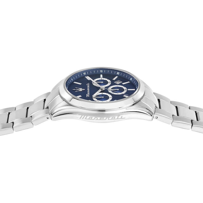 Main Image 5 of Maserati Attrazione Men's Blue Dial Stainless Steel Bracelet Watch