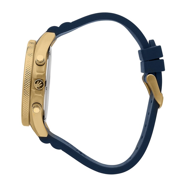 Main Image 2 of Maserati Sfida Men's Blue Chronograph Dial Blue Silicone Strap Watch